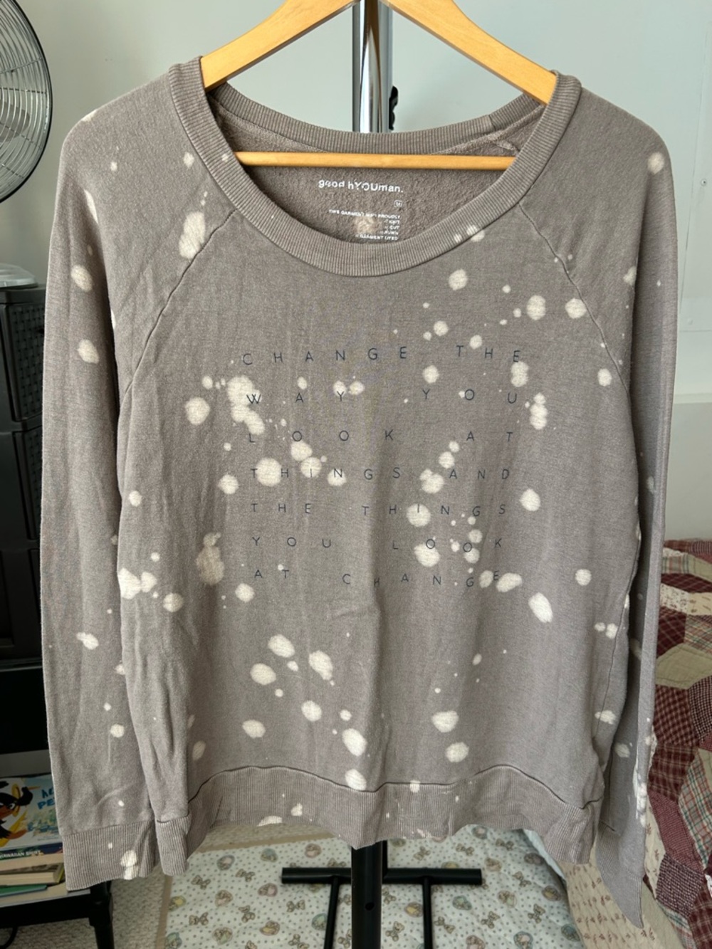 Good hYOUman Pullover Crewneck Sweatshirt